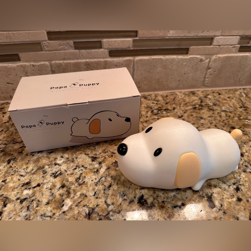 Papa Puppy Night Light